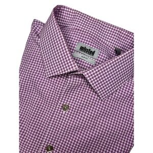 Unlisted Kenneth Cole Shirt Mens Large 16-16.5 Regular Fit Long Sleeve